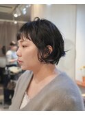 《はまだ　かんた》ショートボブパーマ！