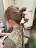 ヘアアレンジ￥3300スタイリスト岡山限定