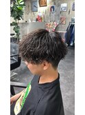 波巻きパーマ
