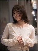 レイヤーカット/小顔レイヤー/外ハネレイヤー/外ハネボブ