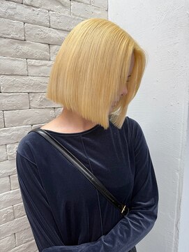 ブレス(bless) ブロンド/ハイトーン/抜きっぱなし/ハイトーンボブ