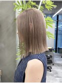 【GEEKS渋谷】夏カラー/ミルクティーベージュ/ハイトーン/透明感
