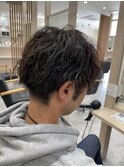 メンズパーマ　担当永田