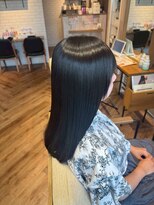 ヘアーショップ エヌアンドエー 越谷店(hair shop N&A)&nbsp;光を吸い込むような極上ストレート/縮毛矯正/艶感