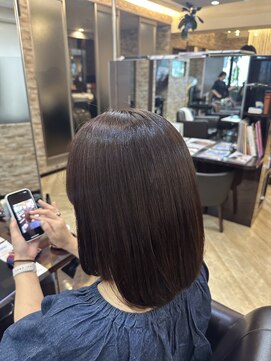 キャラ 池袋本店(CHARA) 秋カラーで大人の落ち着きと透明感◎チョコレートブラウン♪