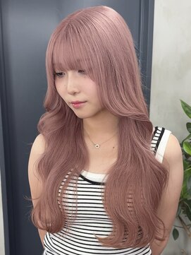 ニコ トウキョウ 渋谷(nico TOKYO) ダブルカラーミルクティーベージュピンクブラウンロングレイヤー