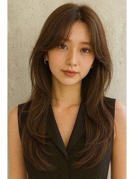 エル(LE) 『LE』顔周りレイヤー/ミディアムレイヤー/ロングレイヤー