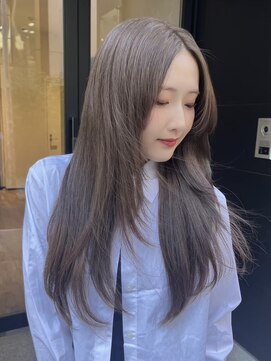 ノイ(noi) 髪質改善トリートメントミルクティーベージュカラーくびれヘア