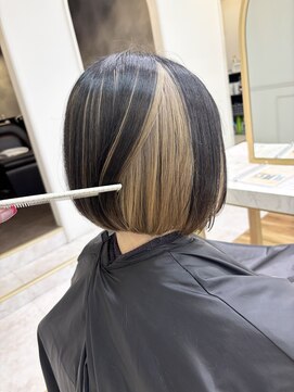 アプリバイリアン 浦和2号店(appri by Rien) インナーカラー×ミルクティーベージュ