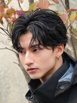 エリマ 武蔵小杉(elima)&nbsp;武蔵小杉フェザーパーマシャドウパーマセンターパートウルフ緩め