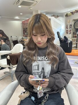 デザインヘアーピアジェ 八木店(DESIGN HAIR PIAGET) 【シールエクステ70本】¥13930