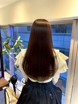 ヘアリゾート粋 ティガ 池袋店(tiga) 美髪/艶髪/チョコレートブラウン/ストレートヘア