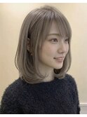 30代40代大人可愛いワンカールミディアム　大人ボブ