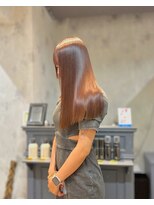 シシ 新宿(She 2.)&nbsp;マロンベージュ/艶髪ロング/透明感カラー/髪質改善ストレート