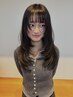 小顔コース★カット+前髪ストレート+コアミーTR+¥13,200