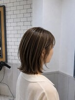 リンダバイネオリーブ 白楽店(Linda by neolive)&nbsp;くびれヘア×ミルクブラウン・白髪ぼかしハイライト