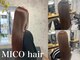 ミコ(MICO hair)の写真/髪質改善と縮毛矯正のプロ！ブリーチ毛などのハイダメージ毛にも対応し、理想のストレートを実現◎