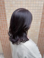 シャル 船橋(shalu)&nbsp;ブリーチなしで叶う艶ラベンダーカラー