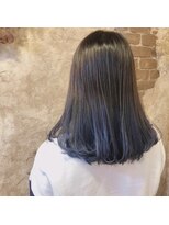 マギーヘア(magiy hair) [magiy yumoto] ブルーアッシュグラデーション