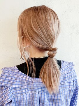 アイティー バイ アルバム 浦和店(IT by ALBUM) ポニーアレンジ_フリンジウェーブフリンジウェーブ_ba296492