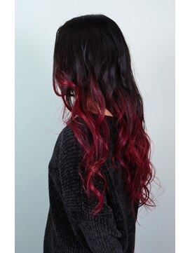 クリップ ジョイント ゴッド(CLIP JOINT GOD) ワインレッドグラデーション