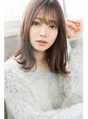 くびれヘア/ココアベージュ/セクシーミディ