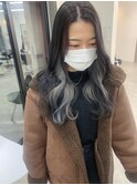 ダークブラウン×インナーホワイト