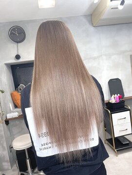 ミオ バイ レニア(mio by ReniA) 1ブリーチして、エクステ70枚