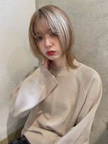 ルービック 梅田茶屋町(Rubik)&nbsp;カット＋ブリーチ/ハイトーンウルフ