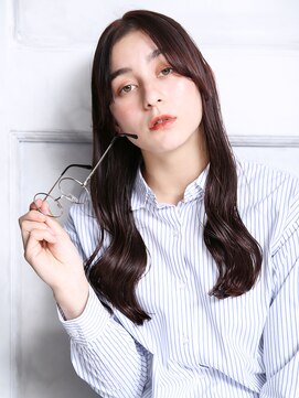 トロン(tronc) アディクシー　暗めカラー　フェミニンロング　大人可愛い