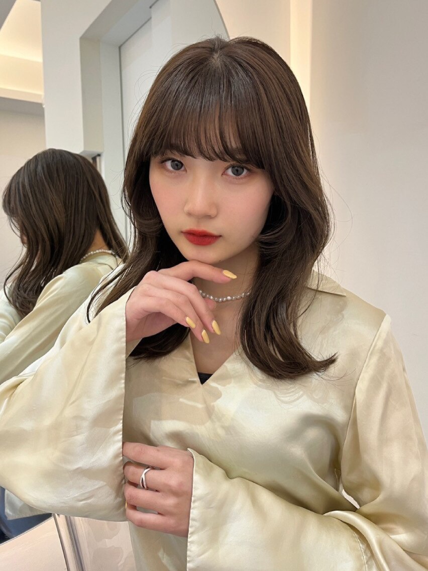 【女性限定】カット＋ケアカラー￥7900 [nok銀座]