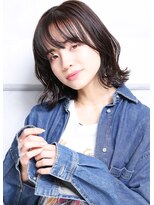 無垢(muku)&nbsp;大人可愛い小顔美髪こなれミディ外ハネボブA1