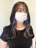 ツキ 横浜店(tuki)&nbsp;インナーカラーイヤリングカラーブリーチ髪質改善トリートメント