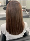 大人可愛いストレートヘア髪質改善トリートメント東銀座