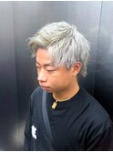 ホワイトグレージュ＿リバースショート