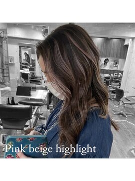 アッシュ 小岩店(Ash) 外国人風ブリーチカラー白髪ぼかしハイライトインナーカラー