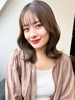 ソア 渋谷(soar)&nbsp;10代20代大人かわいい韓国ヘア/かき上げ/センターパート長め前髪