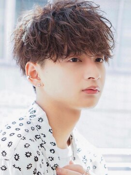 オーシャントーキョー 渋谷神南(OCEAN TOKYO) 波巻きパーマメンズツイストスパイラルパーマツーブロック