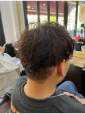 癖毛風パーマ