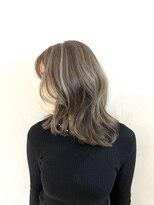 小森谷,ハイライトカラー,エアリーロングボブ,美髪,ベージュg26