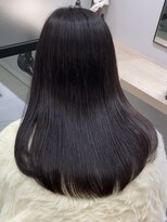 ミリー 梅田店(milly)&nbsp;パープルブラック美髪レイヤーロングスタイル【梅田】