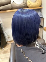 ラファンス 栗林店(LaFENCE) ペールブルー/青髪/ボブ/艶髪