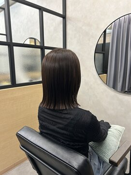 マイルームギンザ 銀座店(my room GINZA) ぱっつんボブ　外はねボブ　ベージュ　銀座　東銀座　バイカルテ