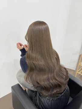 エトバイイオエ(et by ioe) 黒髪/ボブルフ/ネビージュ/小顔/ワンレン/髪質改善/グレージュ