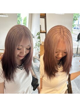 オーシー 四ツ井店(O'sea) ホワイトピンク×ボルドー