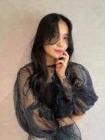 リアン バイ キートス(Lien by kiitos)&nbsp;センター分け/かき上げ前髪/2wayバング/くびれ巻き/韓国レイヤー