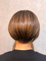 ウィスプ 赤羽店(wisp)&nbsp;落ち着きのある大人ショートボブ×冬カラー 髪質改善ケア#2