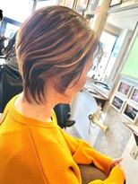 ヘア メイク ココ(hair make coco)&nbsp;バレイヤージュ★ショート