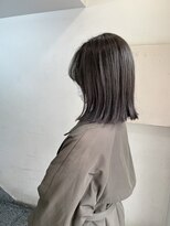 キャンバス バイ ネオリーブ 横浜西口(Canvas by neo.)&nbsp;きりっぱなし カーキグレージュ 暗髪 グレージュ 【miku】