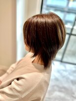 ソイクフ 四条大宮店(SOY-KUFU)&nbsp;大人可愛い◎似合わせカットイメチェンフルバングショート